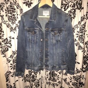 Old Navy Womens Classic Blue Jean Denim Jacket M Medium